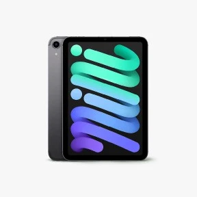 Tablet com papel de parede com cobrinhas coloridas