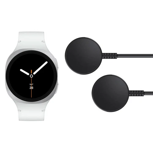 Samsung Galaxy Watch 8 com dois carregadores